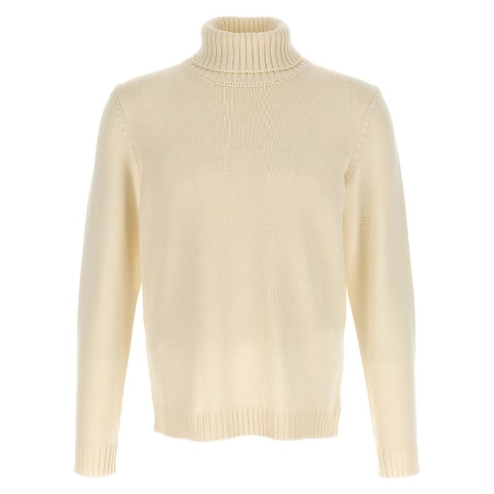 ZANONE White Virgin Wool Men's Cardigan